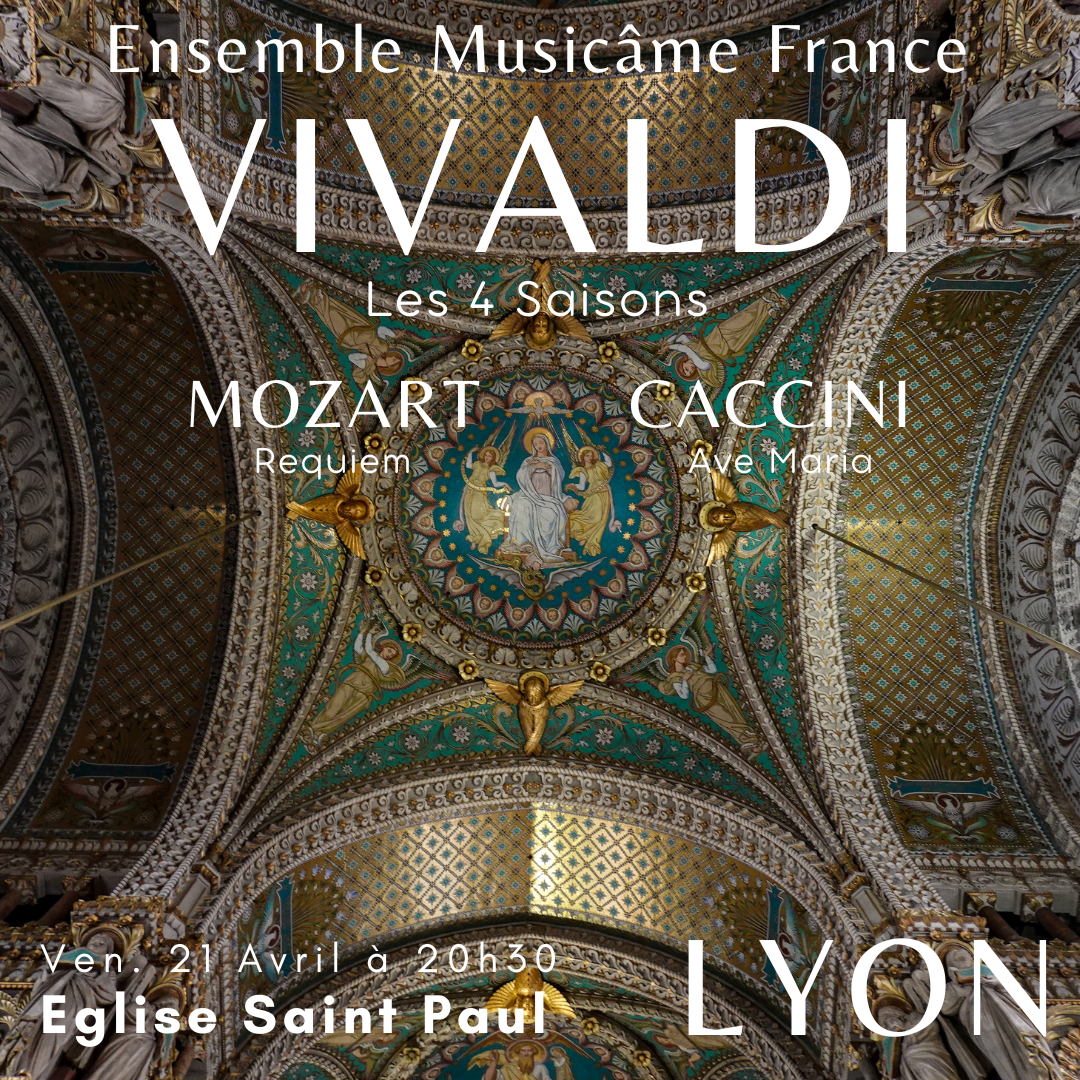 Concert de l'Ensemble Musicâme France à Lyon, le vendredi 21 Avril 2023 à 20h30